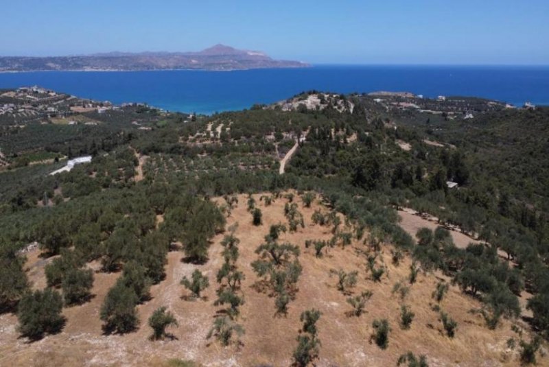 Tsivaras Kreta, Tsivaras: Grundstück in malerischer Lage mit Meerblick zu verkaufen Grundstück kaufen
